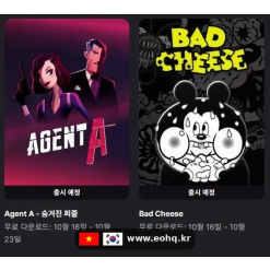 [Epic Games] Tải miễn phí 2 game Agent A + Bad Cheese (0đ)