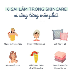 6 SAI LẦM TRONG SKINCARE AI CŨNG TỪNG MẮC PHẢI