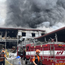 Cháy lớn đã xảy ra tại một nhà máy chế biến thực phẩm ở 전북 남원