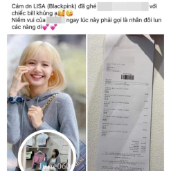 Cửa hàng thời trang ở Quận 1 TP. Hồ Chí Minh công khai hoá đơn xác nhận Lisa (Blackpink) đã đến mua sắm 😳.   *Cập nhật: Hiện tại cửa hàng này đã xoá bài và khoá page.