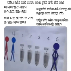 Câu hỏi mà 99% con gái trả lời sai 😂