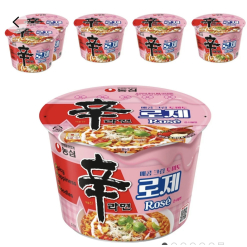 [쿠팡] Mì ly Shin Ramyeon Rosé 108g, 6 ly (5.040 won) (Miễn phí vận chuyển)