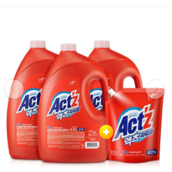Nước giặt 액츠 (ActZ) 4.21L X 3 + Túi 2L 18,600원