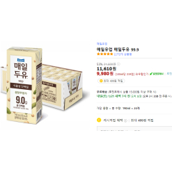 Sữa đậu 매일두유 190ml x24 9,980원